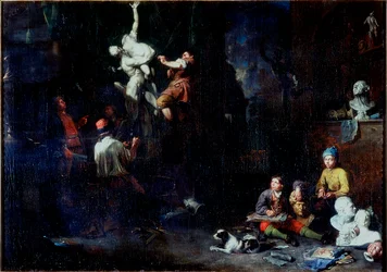 El estudio de un escultor, 1706